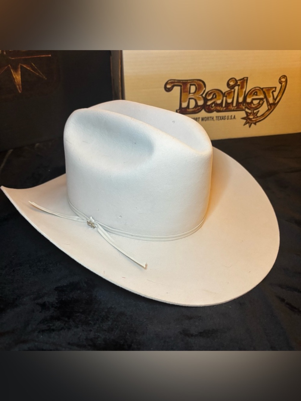 Bailey Beaver Cowboy Hat XXXXX 7 5/8 Long Oval
